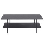 Diivanilaud ANGUS, 115x60xH40cm, must, melamiin, teras Diivanilauad ja abilauad ACTONA