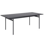 Söögilaud ANGUS, 200x90xH74cm, must Söögilauad ACTONA