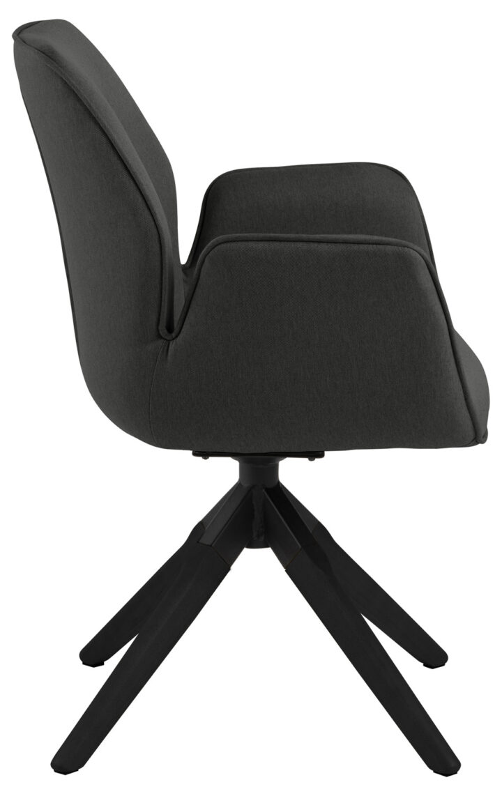 Tool AURA käetugedega, tumehall/must, 60,5×58,5xH91cm Söögilauatoolid, taburetid, pingid ACTONA