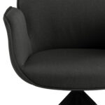 Tool AURA käetugedega, tumehall/must, 60,5×58,5xH91cm Söögilauatoolid, taburetid, pingid ACTONA