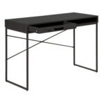 Kirjutuslaud SEAFORD 110x45xH75cm, must, MDF, metall Kirjutuslauad ACTONA
