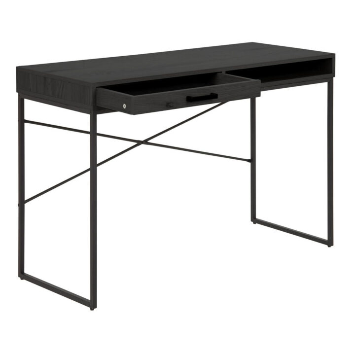 Kirjutuslaud SEAFORD 110x45xH75cm, must, MDF, metall Kirjutuslauad ACTONA