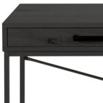 Kirjutuslaud SEAFORD 110x45xH75cm, must, MDF, metall Kirjutuslauad ACTONA