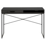 Kirjutuslaud SEAFORD 110x45xH75cm, must, MDF, metall Kirjutuslauad ACTONA