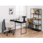 Kirjutuslaud SEAFORD 110x45xH75cm, must, MDF, metall Kirjutuslauad ACTONA