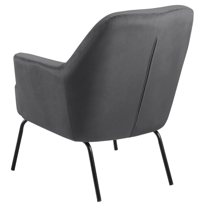 Tugitool MELISSA 75x75xH83cm, tumehall/ messing Elutoamööbel ACTONA