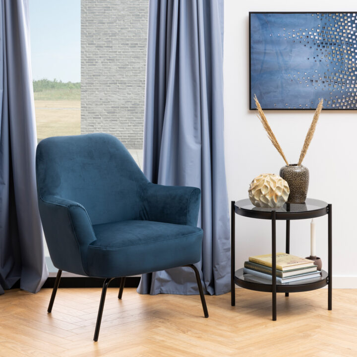 Tugitool MELISSA 75x75xH83cm, meresinine Elutoamööbel ACTONA