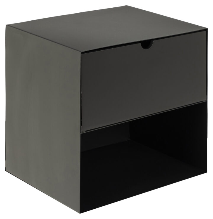Öökapp JOLIET 30x25xH30cm, must Magamistuba ACTONA