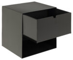 Öökapp JOLIET 30x25xH30cm, must Magamistuba ACTONA