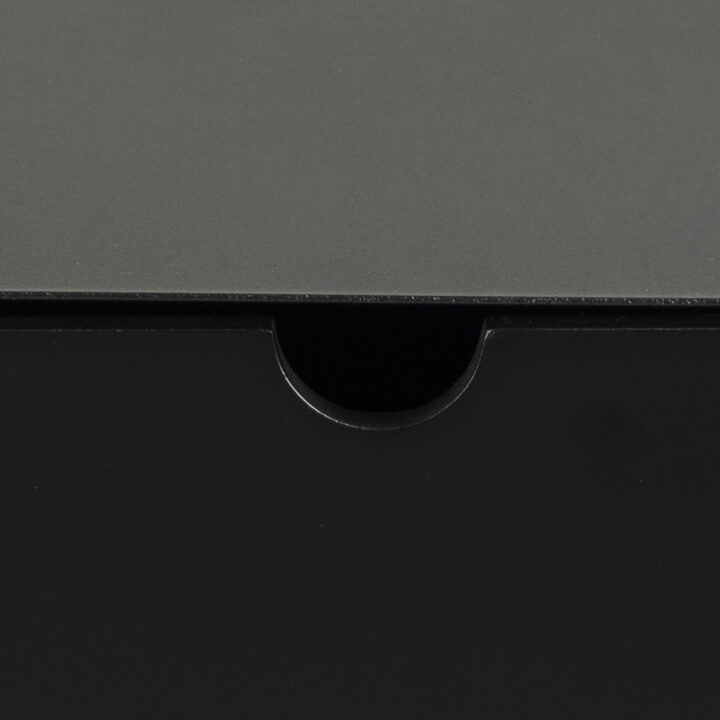 Öökapp JOLIET 30x25xH30cm, must Magamistuba ACTONA