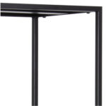 Riiul NEWCASTLE 69,5x30xH185cm, must Elutoamööbel ACTONA
