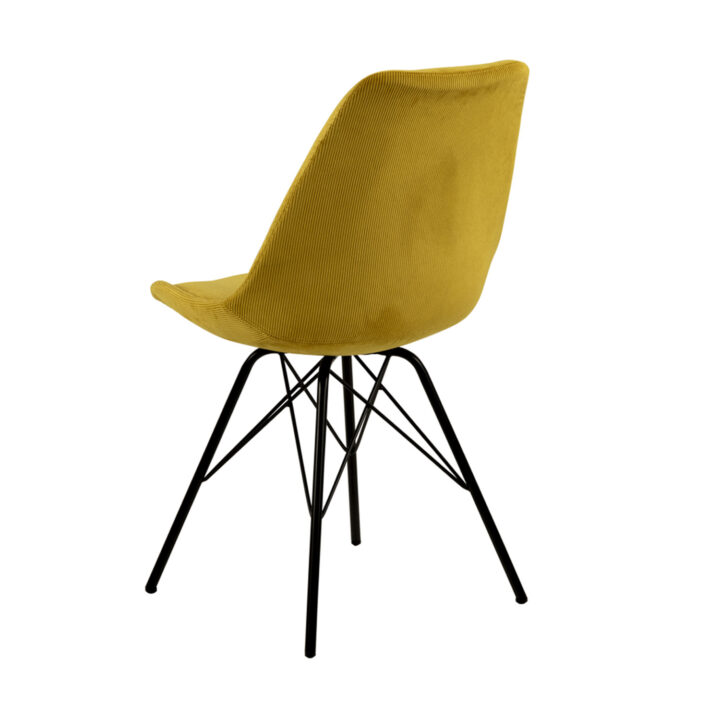Tool ERIS, kollane, jalad: must, 48,5x54xH85,5cm Söögilauatoolid, taburetid, pingid ACTONA