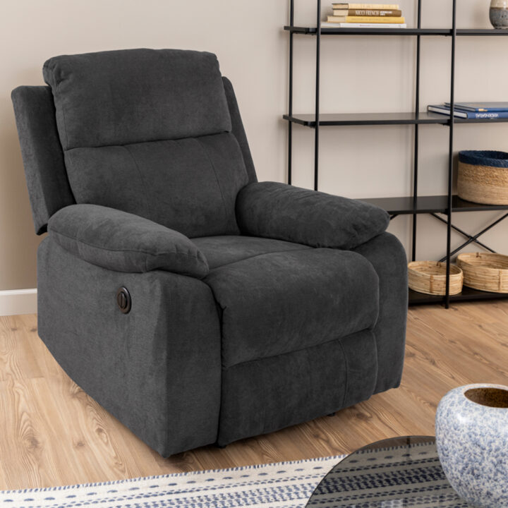 Tugitool elektriline recliner MORA, tumehall Elutoamööbel ACTONA