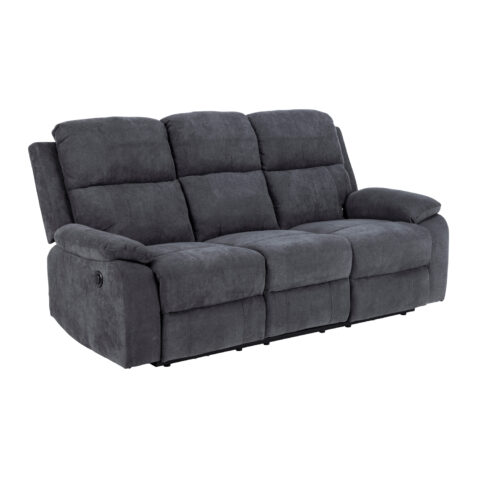 Diivan 3-ne, elektriline recliner MORA, tumehall Diivanid ACTONA