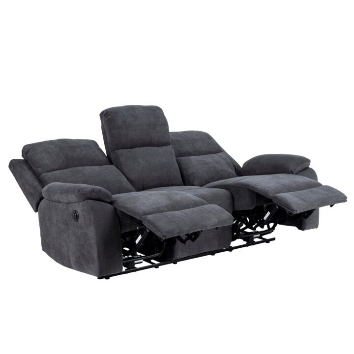 Diivan 3-ne, elektriline recliner MORA, tumehall Diivanid ACTONA