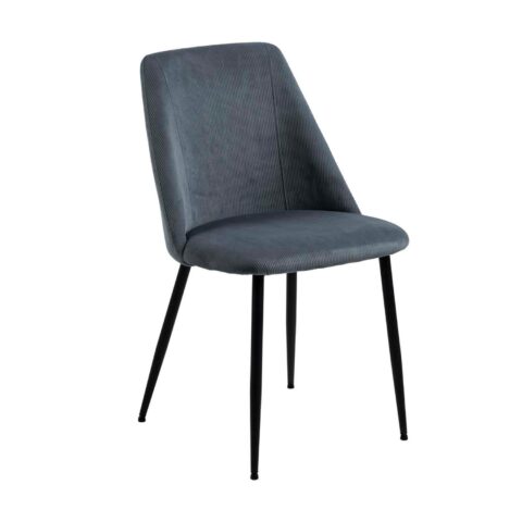 Tool INES hall/must, 49,2×57,5xH84cm, metalljalad Söögilauatoolid, taburetid, pingid Söögilauatoolid, taburetid, pin