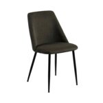 Tool INES roheline/must, 49,2×57,5xH84cm, metalljalad Söögilauatoolid, taburetid, pingid Söögilauatoolid, taburetid, pin