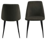 Tool INES roheline/must, 49,2×57,5xH84cm, metalljalad Söögilauatoolid, taburetid, pingid Söögilauatoolid, taburetid, pin