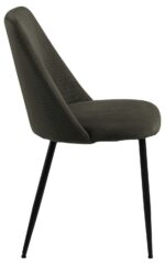 Tool INES roheline/must, 49,2×57,5xH84cm, metalljalad Söögilauatoolid, taburetid, pingid Söögilauatoolid, taburetid, pin