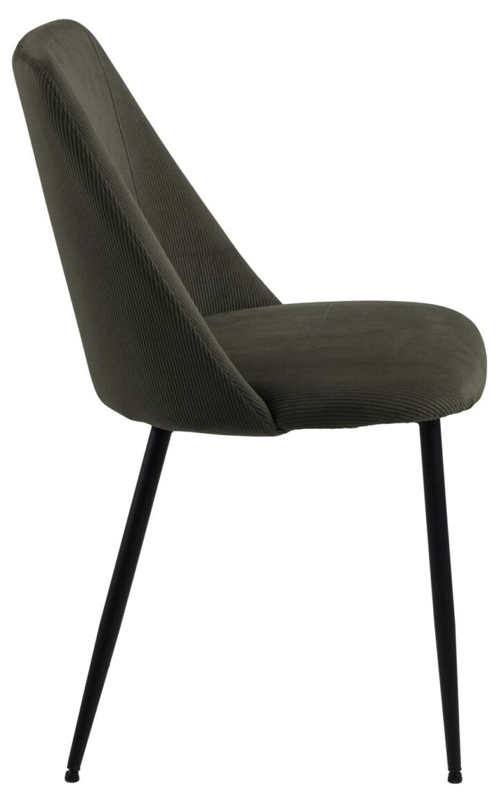 Tool INES roheline/must, 49,2×57,5xH84cm, metalljalad Söögilauatoolid, taburetid, pingid Söögilauatoolid, taburetid, pin