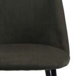Tool INES roheline/must, 49,2×57,5xH84cm, metalljalad Söögilauatoolid, taburetid, pingid Söögilauatoolid, taburetid, pin