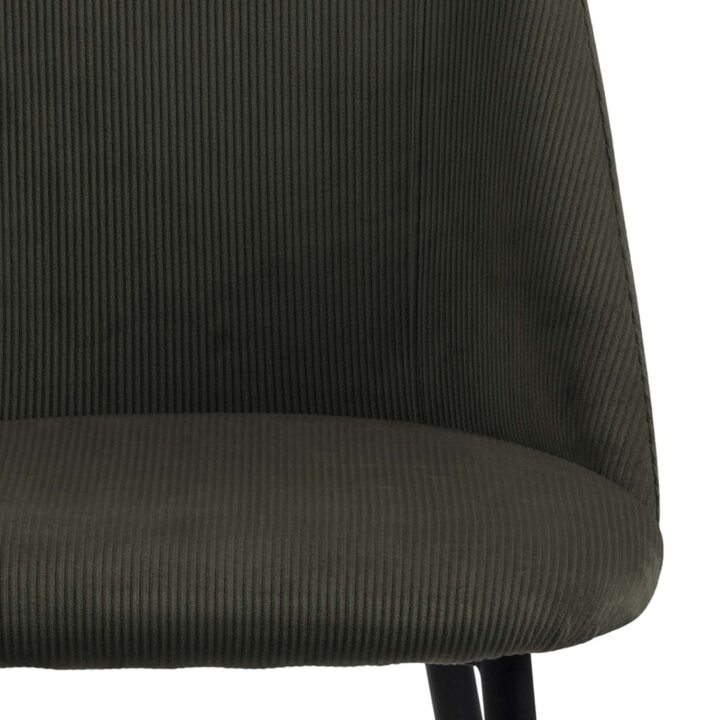 Tool INES roheline/must, 49,2×57,5xH84cm, metalljalad Söögilauatoolid, taburetid, pingid Söögilauatoolid, taburetid, pin