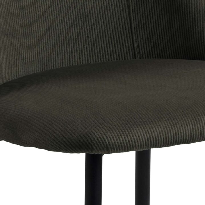 Tool INES roheline/must, 49,2×57,5xH84cm, metalljalad Söögilauatoolid, taburetid, pingid Söögilauatoolid, taburetid, pin