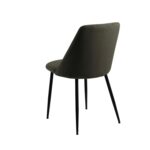 Tool INES roheline/must, 49,2×57,5xH84cm, metalljalad Söögilauatoolid, taburetid, pingid Söögilauatoolid, taburetid, pin