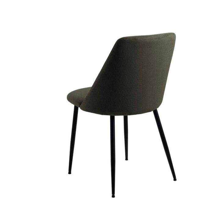 Tool INES roheline/must, 49,2×57,5xH84cm, metalljalad Söögilauatoolid, taburetid, pingid Söögilauatoolid, taburetid, pin