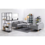 Diivanilauad 3tk INFINITY 120x60xH48cm, 56x56xH44cm, 56x56xH44cm, must Diivanilauad ja abilauad ACTONA
