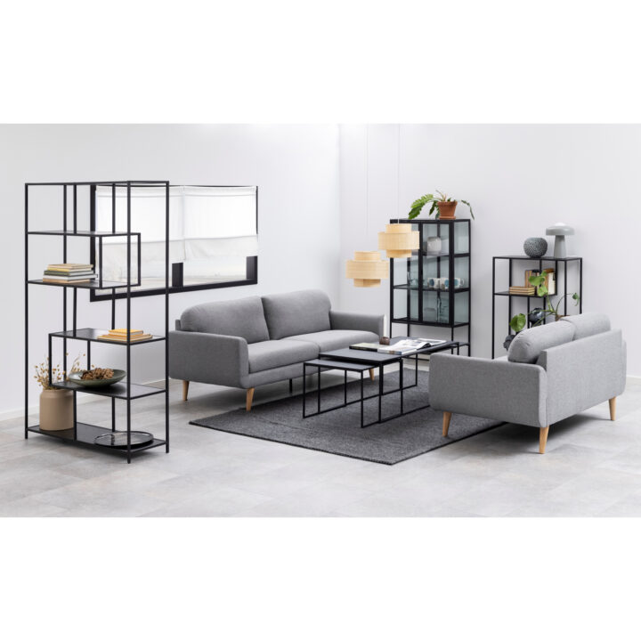 Diivanilauad 3tk INFINITY 120x60xH48cm, 56x56xH44cm, 56x56xH44cm, must Diivanilauad ja abilauad ACTONA