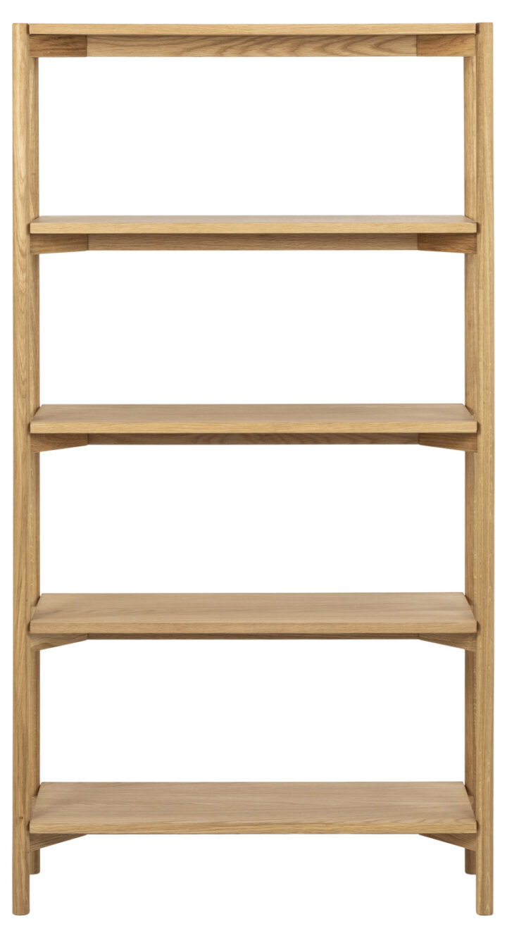 Riiul BRAIDWOOD 86x30xH160cm, naturaalne Elutoamööbel ACTONA