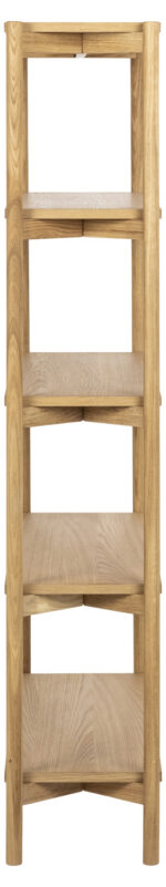 Riiul BRAIDWOOD 86x30xH160cm, naturaalne Elutoamööbel ACTONA
