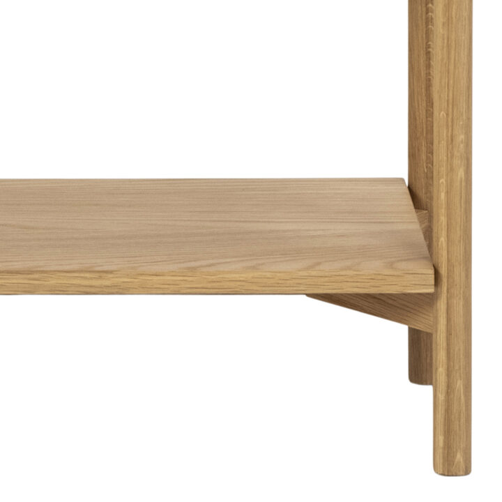 Riiul BRAIDWOOD 86x30xH160cm, naturaalne Elutoamööbel ACTONA