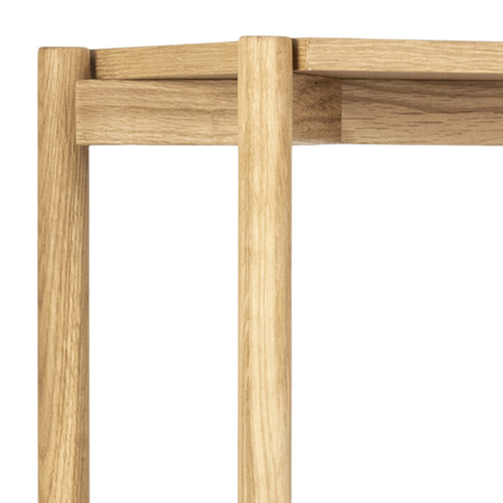 Riiul BRAIDWOOD 86x30xH160cm, naturaalne Elutoamööbel ACTONA