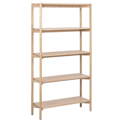 Riiul BRAIDWOOD 86x30xH160cm, valge Elutoamööbel ACTONA