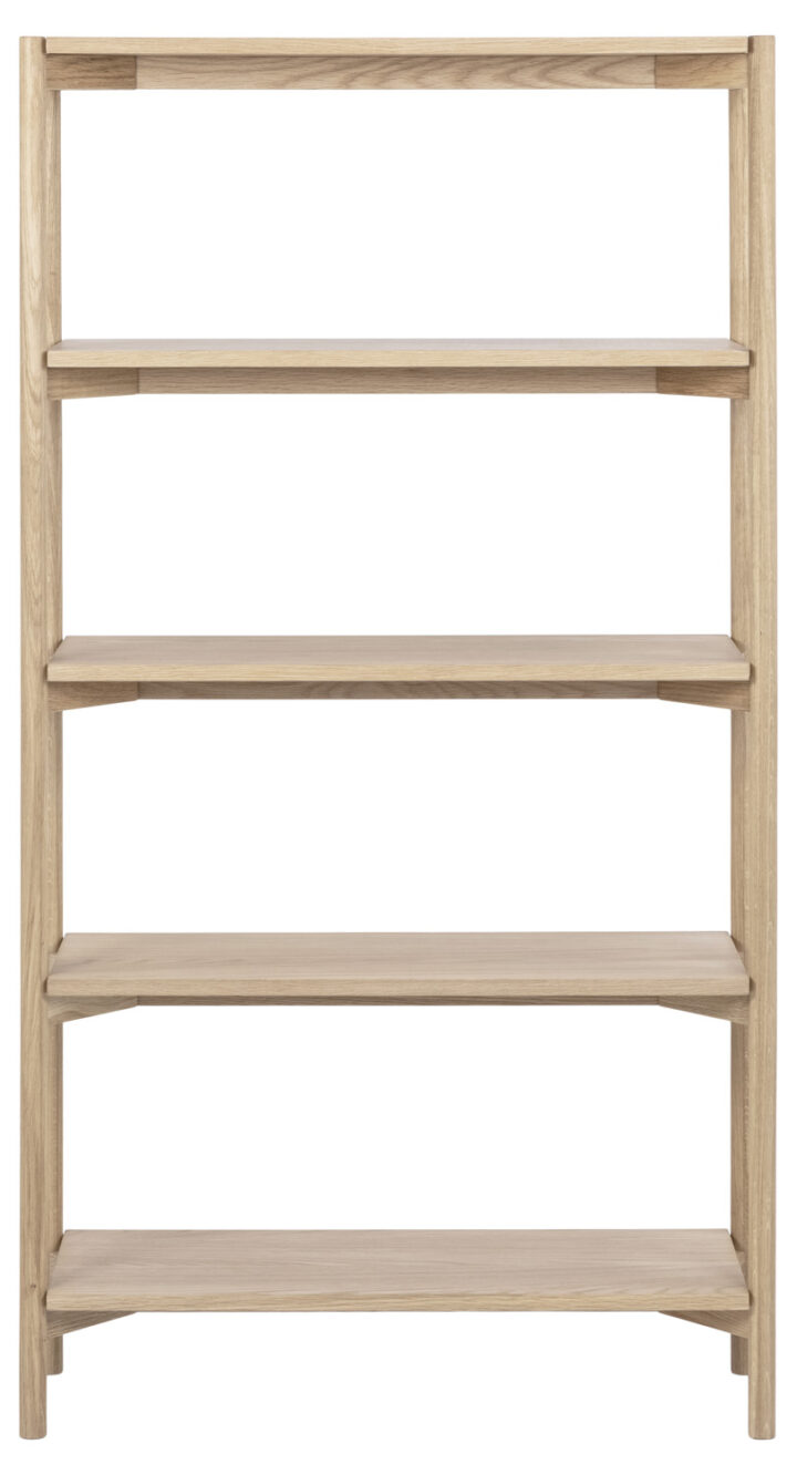 Riiul BRAIDWOOD 86x30xH160cm, valge Elutoamööbel ACTONA