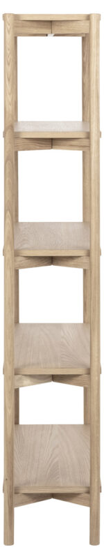 Riiul BRAIDWOOD 86x30xH160cm, valge Elutoamööbel ACTONA