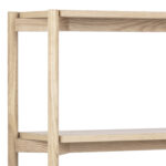 Riiul BRAIDWOOD 86x30xH160cm, valge Elutoamööbel ACTONA
