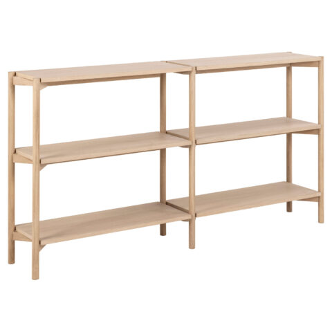 Riiul BRAIDWOOD 169x30xH88,4cm, valge Elutoamööbel ACTONA