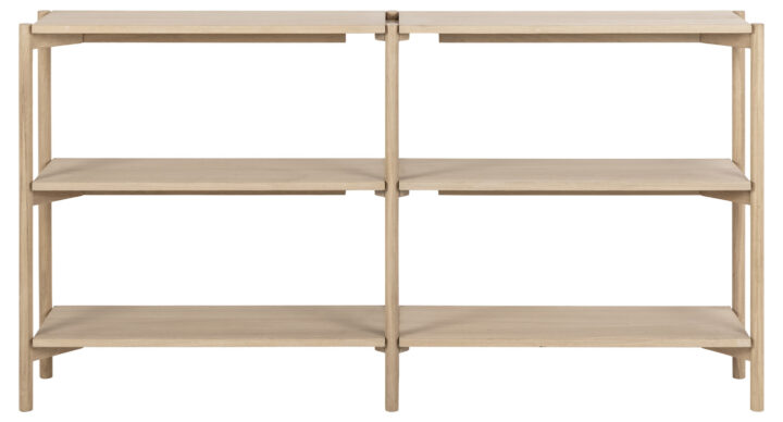 Riiul BRAIDWOOD 169x30xH88,4cm, valge Elutoamööbel ACTONA