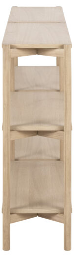 Riiul BRAIDWOOD 169x30xH88,4cm, valge Elutoamööbel ACTONA