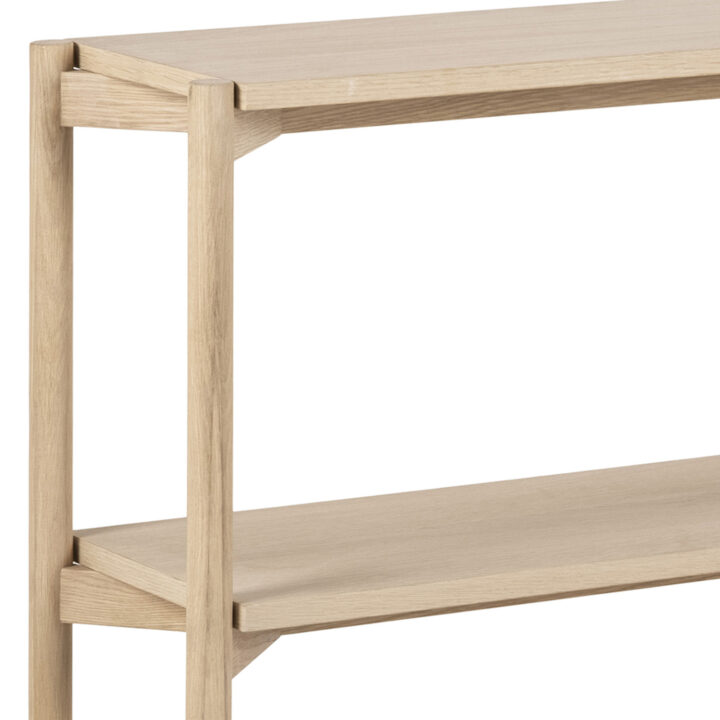Riiul BRAIDWOOD 169x30xH88,4cm, valge Elutoamööbel ACTONA