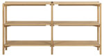 Riiul BRAIDWOOD 169x30xH88,4cm, naturaalne Elutoamööbel ACTONA