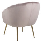 Tugitool DANIELLA 76x76xH81cm, vanaroosa messing Elutoamööbel ACTONA