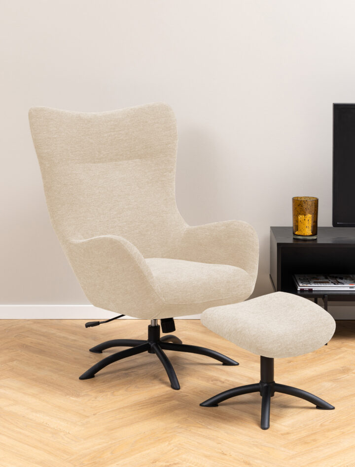 Tugitool TALGARTH recliner jalapingiga, beež Elutoamööbel ACTONA