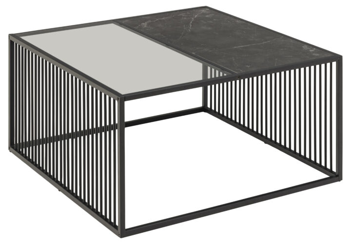 Diivanilaud STRINGTON 80x80xH40cm, must Diivanilauad ja abilauad ACTONA