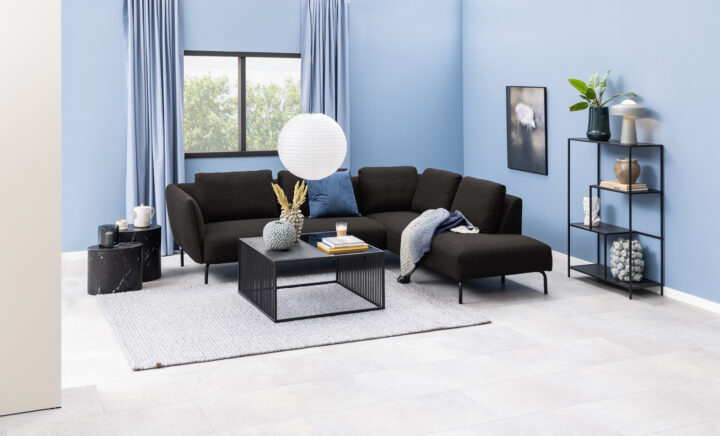 Diivanilaud STRINGTON 80x80xH40cm, must Diivanilauad ja abilauad ACTONA