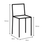 Baaritool KIMMY tumehall, 50x46xH110,5cm Baaripukid ja baarilauad ACTONA