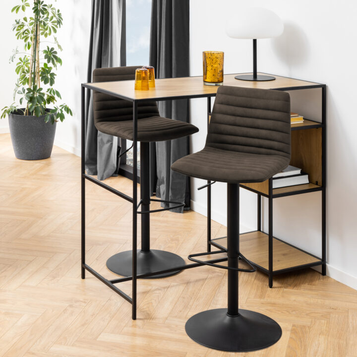 Baaritool KIMMY tumehall, 50x46xH110,5cm Baaripukid ja baarilauad ACTONA
